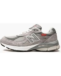 New Balance Suede M990 Feg4 Grey/black 