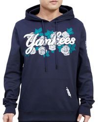 Pro Standard - New York Yankees Roses Midnight Hoodie Lny535369 Mdn" - Lyst