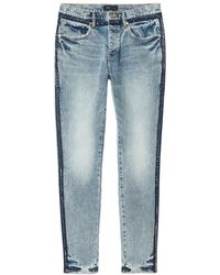 Purple Brand - Shadow Seam Skinny Jeans "Mid" P001 Spow424" - Lyst