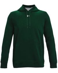 Under Armour - Hustle Fleece Hoodie "Forest 1300123 303" - Lyst