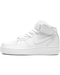 Nike - Air Force 1 '07 Mid Mns "Triple" Dd9625 100" - Lyst