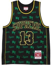 Supreme - Mitchell & Ness Monogram Basketball Jersey "Ss26 - Lyst