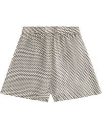 Kith - Rayne Monogram Silk Short "Khaki" Khw060185 359" - Lyst
