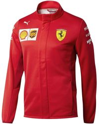 PUMA - Scuderia Ferrari Team Softshell Jacket 763021 02" - Lyst