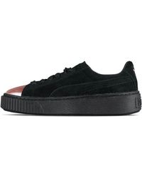 PUMA Suede Platform Elemental Wmns Shoes in Black Lyst UK