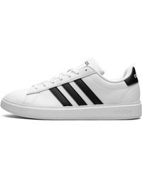adidas - Grand Court 2.0 "white Black" Shoes - Lyst