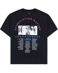 Pleasures - Stimulation T-Shirt P26Sp066 Blck" - Lyst