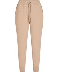 Brunello Cucinelli - Wool Jogger Trousers "Mocha" Brun2160" - Lyst