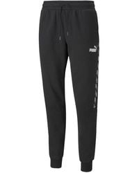PUMA - Power Tape Fleece Sweat Pants 589397 01" - Lyst