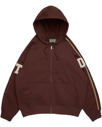 DENIM TEARS - Chenille Patch Zip Hoodie Dt915" - Lyst