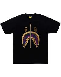 A Bathing Ape - Color Camo Shark T-Shirt (Ss24) Pstc138I" - Lyst