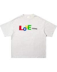 SAINT Mxxxxxx - Love Song T-Shirt Smhr8019" - Lyst