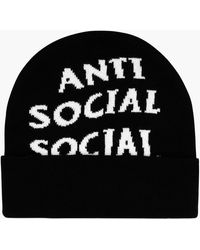 ANTI SOCIAL SOCIAL CLUB - Jaccardo Black Beanie - Lyst