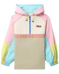 A Bathing Ape - Bapy Color Blocked Half Zip Hooded Jacket Bpytptp2545Xjmlx" - Lyst