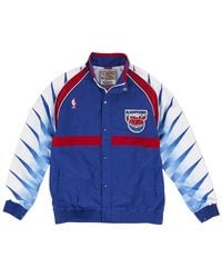 Mitchell & Ness - Nba Authentic Warm Up Jacket Nets 93-94 "Royal" Awjklg18044 Njnroya93" - Lyst