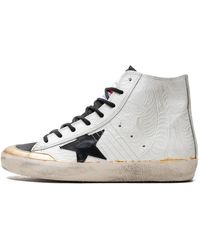 Golden Goose - Francy Penstar Flowers Printed Suede Upper And List Nylon Toe Leather Star Gwf00114.F003820.10471" - Lyst