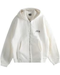 Stussy - Modern Age Pig Dyed Zip Hoodie "Natural" 1975079 Natl" - Lyst