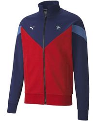 PUMA - Bmw Motorsport Mcs Sweat Jacket "Marina Blueprint High Risk" 597994 04" - Lyst