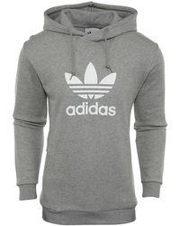 adidas - Trefoil Hoodie "Medium Heather" Cy4572" - Lyst