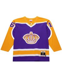 Mitchell & Ness - Nhl Dark Jersey Kings 1980 Marcel Dionne Jy9037 Lakpurp" - Lyst