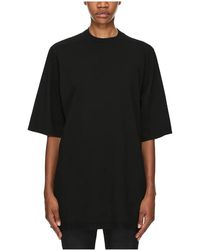 Rick Owens - Cropped Small Level T-Shirt Ds02F6207 Rn 09" - Lyst