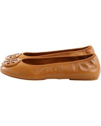 Tory Burch - Reva Travel Ballet "Walnut" 177204 201" - Lyst
