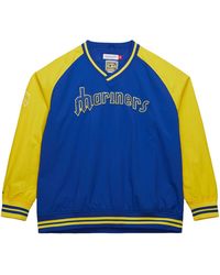 Mitchell & Ness - Nylon Pullover Jacket Vintage Logo "Mlb Mariners" Jk9272 Smaroya" - Lyst