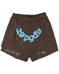 Sp5der - Og Web Double Layer Shorts 378" - Lyst