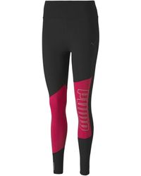 PUMA - Logo 7/8 Graphic Tight Bright Rose" 518337 11" - Lyst