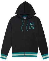 Psycho Bunny - Howgate Camo Hoodie B6H209Q1Ft Blk" - Lyst