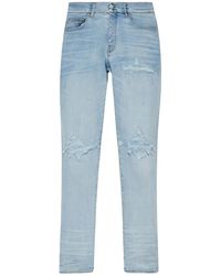 Amiri - Mx1 Bandana Jacquard Patch Jeans "Sky" Amdnsy1044 854" - Lyst