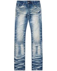 RTA - Clayton Stacked Medium Denim B1182Stmdb" - Lyst