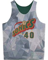 Mitchell & Ness - Reversible Mesh Tank "Superson" Tmtk3208 Ssuyyskedkgn" - Lyst