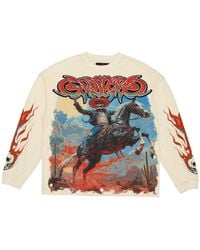 GODSPEED NEW YORK - Western Long-Sleeve T-Shirt "Cream" Gs029" - Lyst