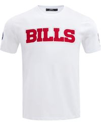 Pro Standard - Buffalo Bills Classic Chenille T-Shirt Fbb1410168 Wht" - Lyst