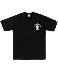 A Bathing Ape - City Camo College Ats T-Shirt 001Tel801028Mblk" - Lyst