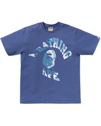 A Bathing Ape - Tie Dye Twist College T-Shirt 1L30 110 042" - Lyst