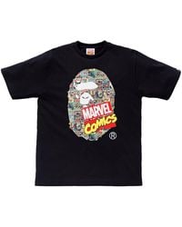 A Bathing Ape - Marvel Shirt 032" - Lyst