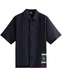 Kith - Pinstripe Woodpoint Shooting Shirt "Nocturnal" Khm031018 413" - Lyst