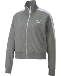 PUMA - Classics T7 Track Jacket "Medium Heather" 595204 03" - Lyst