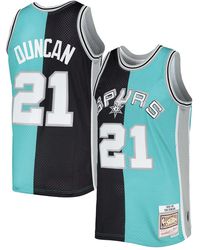 Mitchell & Ness - Split Swingman Jersey "Nba San Antonio Spurs 1998 Tim Duncan" Smjy4845 Sas98Tdubktl" - Lyst