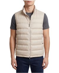 Brunello Cucinelli - Quilted Padded Vest "Flax Seeds" Brun2047" - Lyst