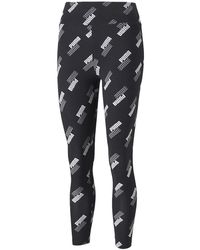 PUMA - Power Aop High Waist 7/8 Leggings 589545 01" - Lyst