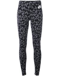 Nike - Sportswear Nsw Club Tangrams Leggings 830343 010" - Lyst