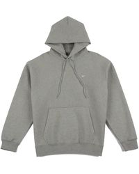 Nike - Solo Swoosh Pullover Hoodie "Dark Heather" Hv1082 063" - Lyst