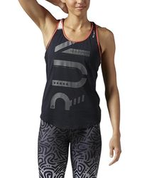 Reebok - One Series Running Activchill Tank Ao1917" - Lyst