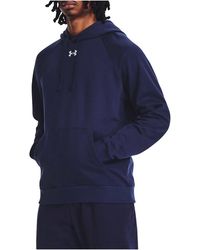 Under Armour - Rival Fleece Hoodie "Midnight 1379757 410" - Lyst