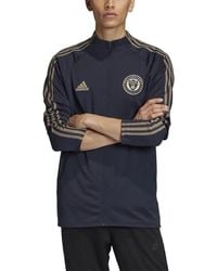 adidas - Philadelphia Union Anthem Jacket "Night Light Fossil" Fi1442" - Lyst