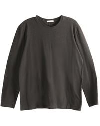 The Row - Leon Long Sleeve T-Shirt "Mud Mud" 189-K695 Mud" - Lyst