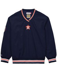 Mitchell & Ness - Mlb Classic Nylon Pullover Vintage Logo Astros "Astros" Ojpo7025 Hasyypppnavy" - Lyst